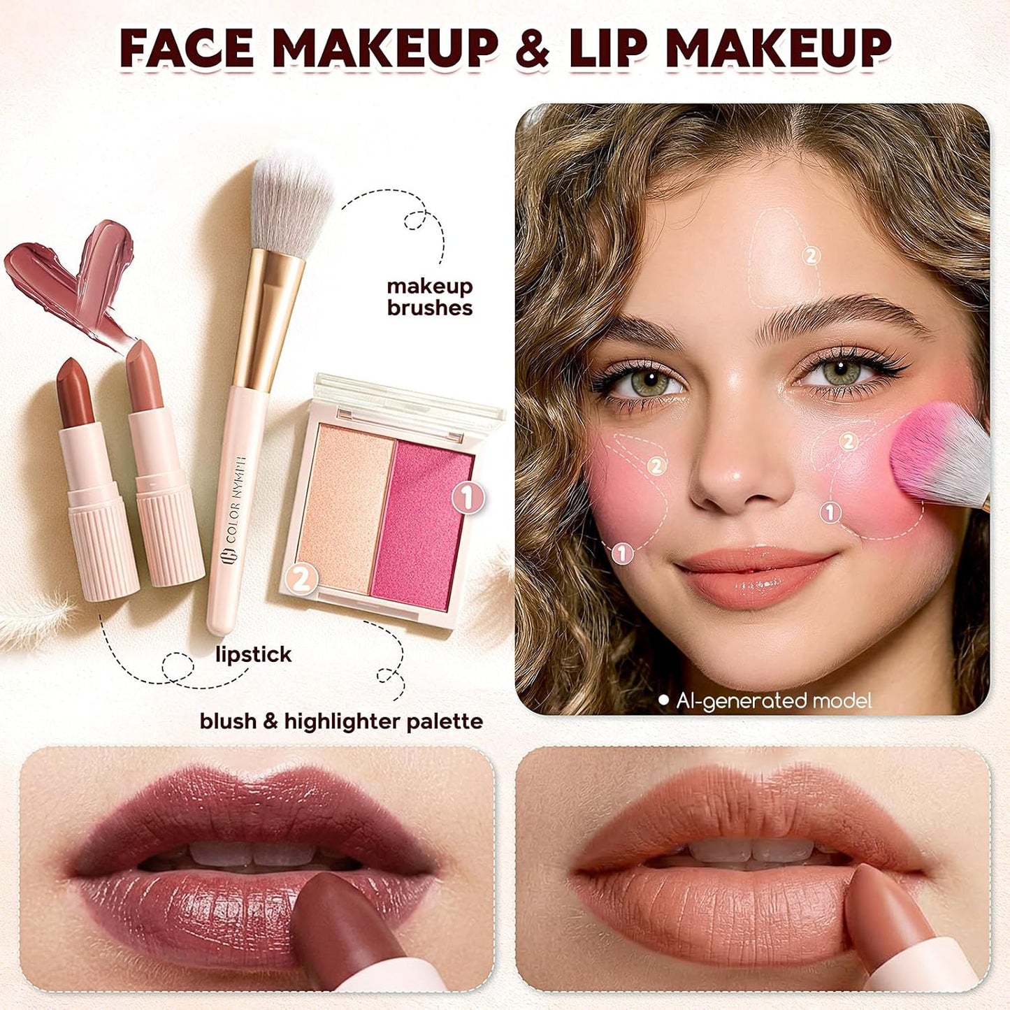Blossique Glow Atelier Makeup Set